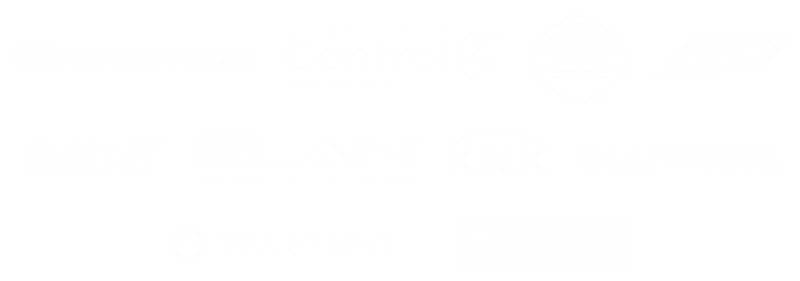 Bluesound Professional integration partners logo